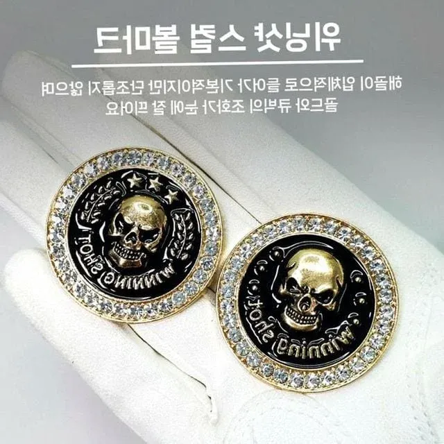 골프볼마커 자석클립 골프악세사리 개별포장 선물용
