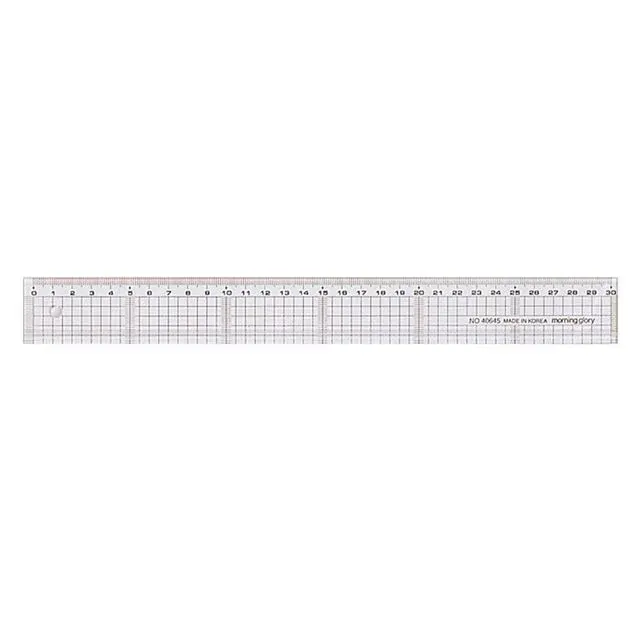 모닝글로리 문구자 방안자 30cm (67034) 방안자 컷팅자 제도