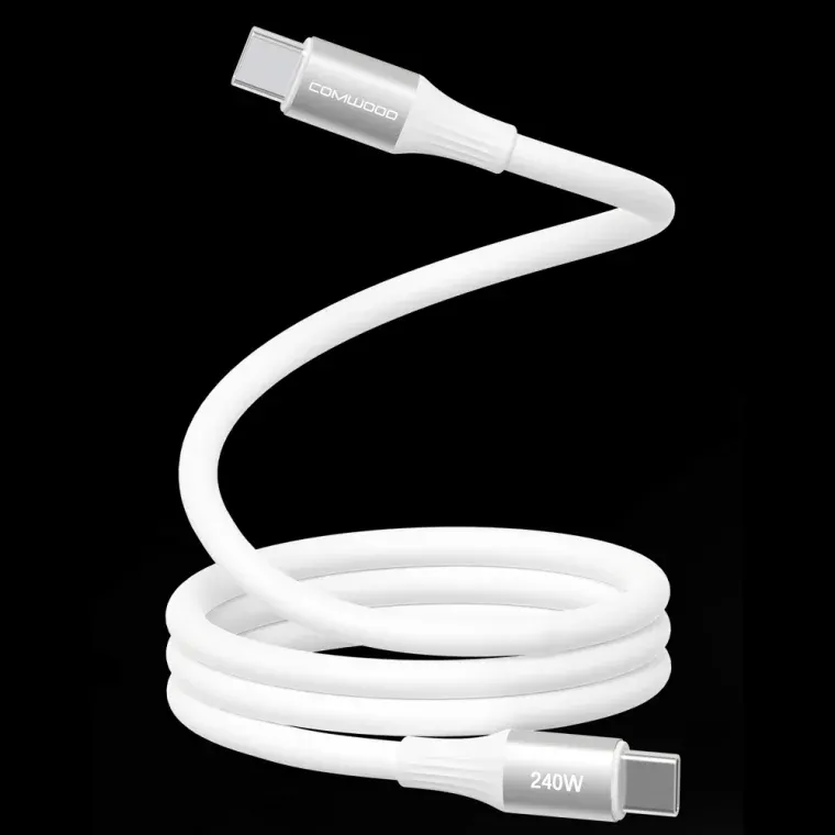 마그네틱 실리콘 초고속 충전케이블 CtoC 240W 1.2M CWC-PDM1224CC
