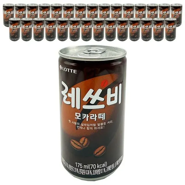 롯데 레쓰비 모카라떼 175mlx30개