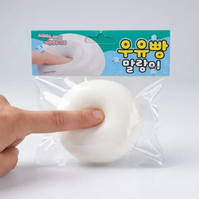 말랑이 스트레스볼 우유 우유빵 말랑이