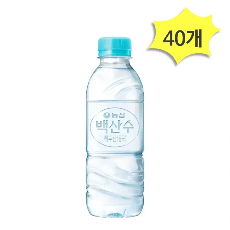 농심 백산수 무라벨 330ml x 40개