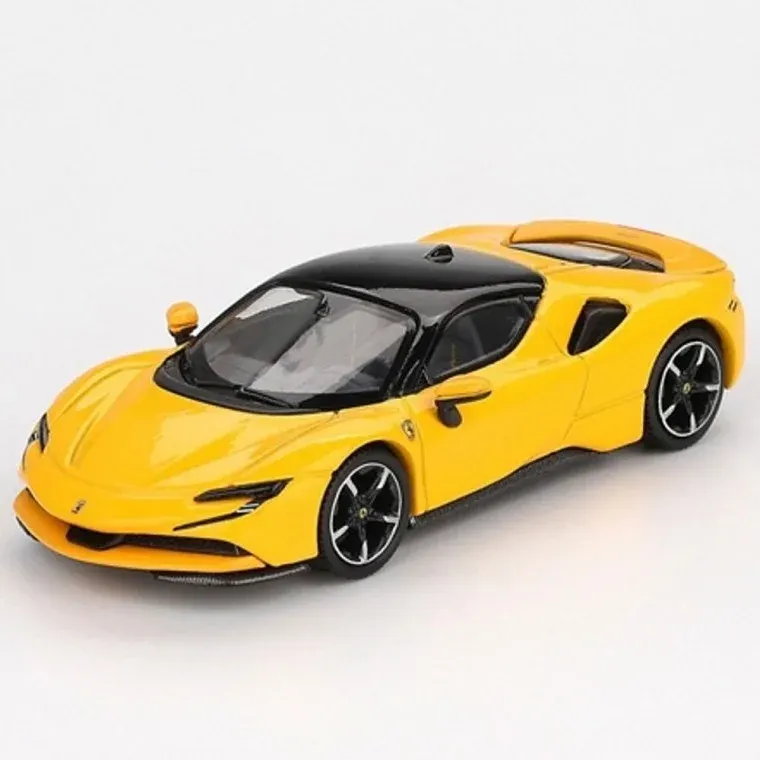 페라리 SF90 Giallo Modena 1대64 다이캐스트 피규어 모형 프라모델