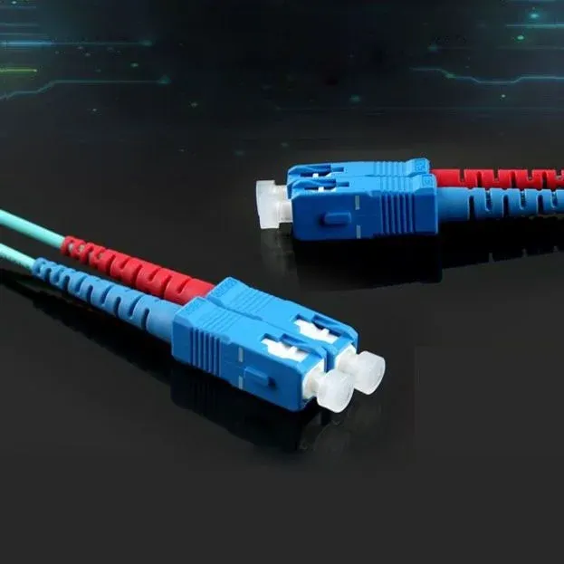 광패치코드 OM3 10G SC SC 40M 광케이블 데이터전송