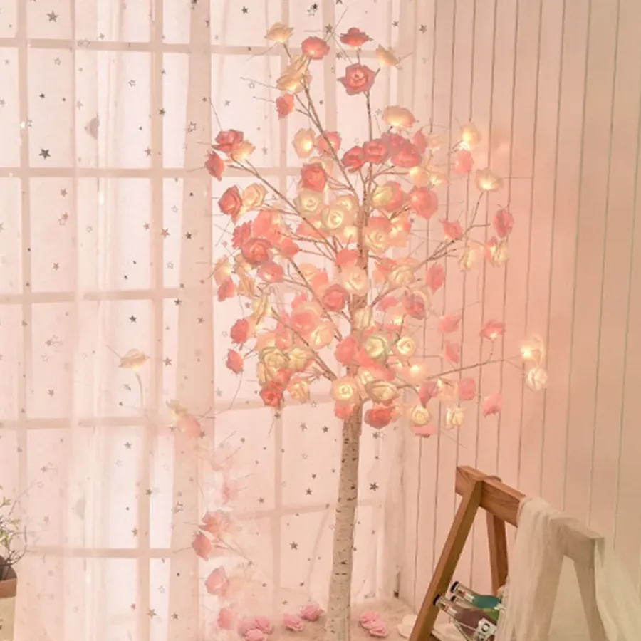 감성데코 장미나무 LED 무드등 (USB) (180cm)