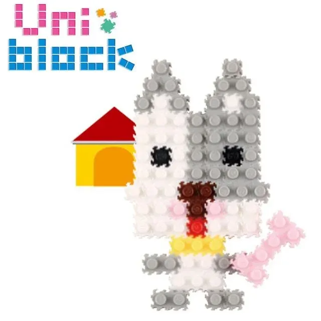 유니블럭 3000 동물 만들기 강아지 (UB006)