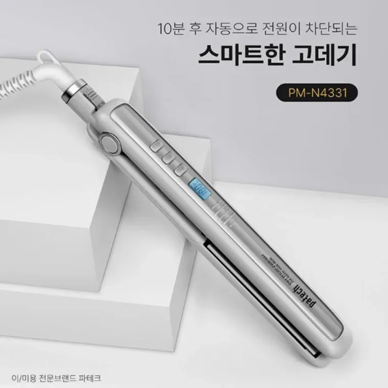 파텍 4331 온도 표시 자동 전원 차단 스마트 고데기