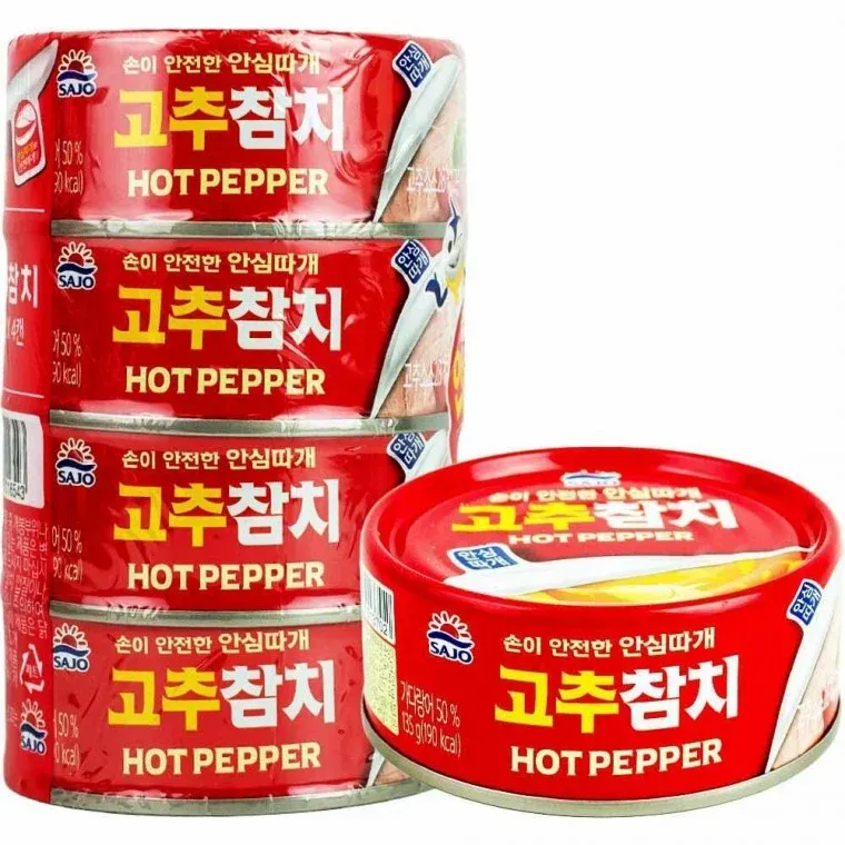 사조 안심따개 고추참치 135g 4개입 1개(016543)