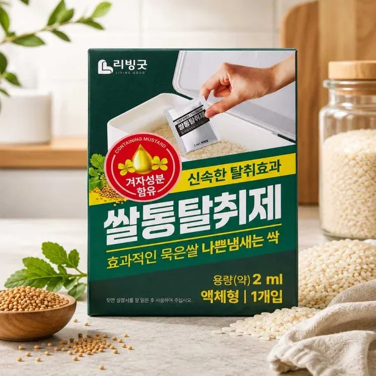 쌀벌레약 겨자성분 쌀통탈취제 2ml