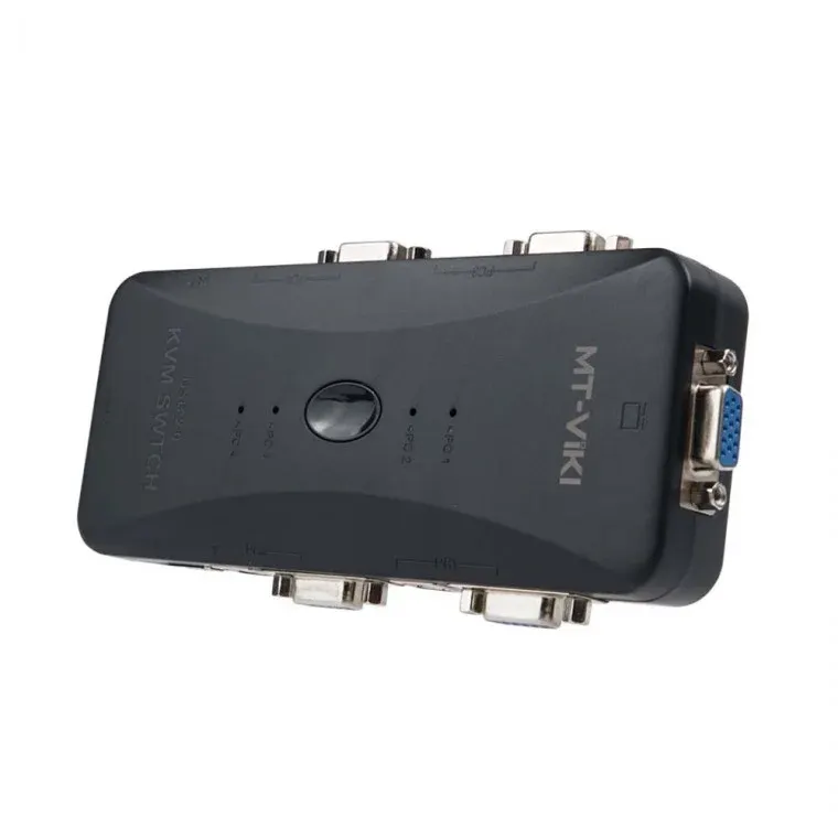 USB 4포트 KVM 스위치 모니터 디스플레이 선택 출력 노트북 PC