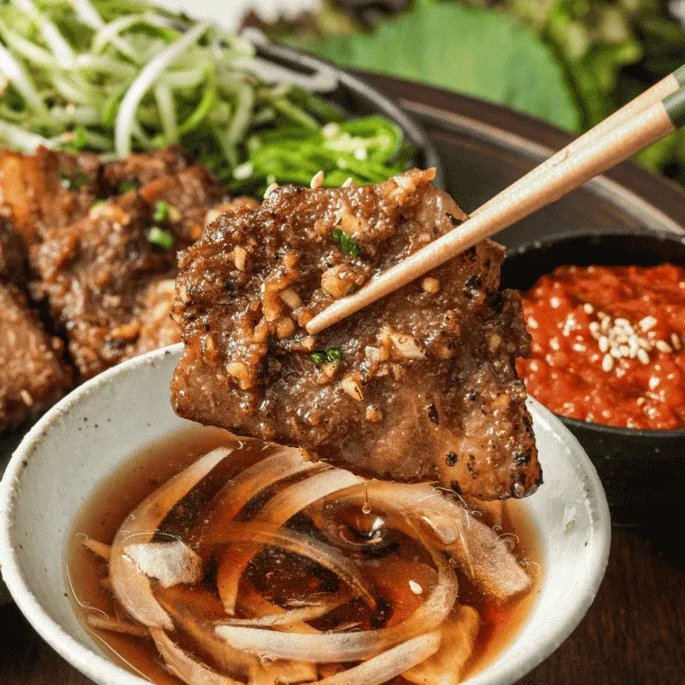 (갈비맛집1995) 칼집양념돼지갈비 수제양념갈비 밀키트 목전지 왕갈비 완벽반찬 800g