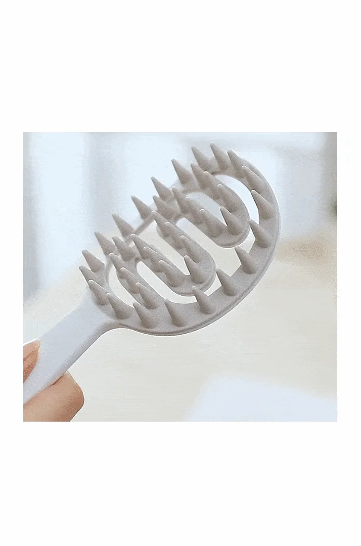 두피마사지용빗 실리콘브러시 가벼운브러쉬 상세2