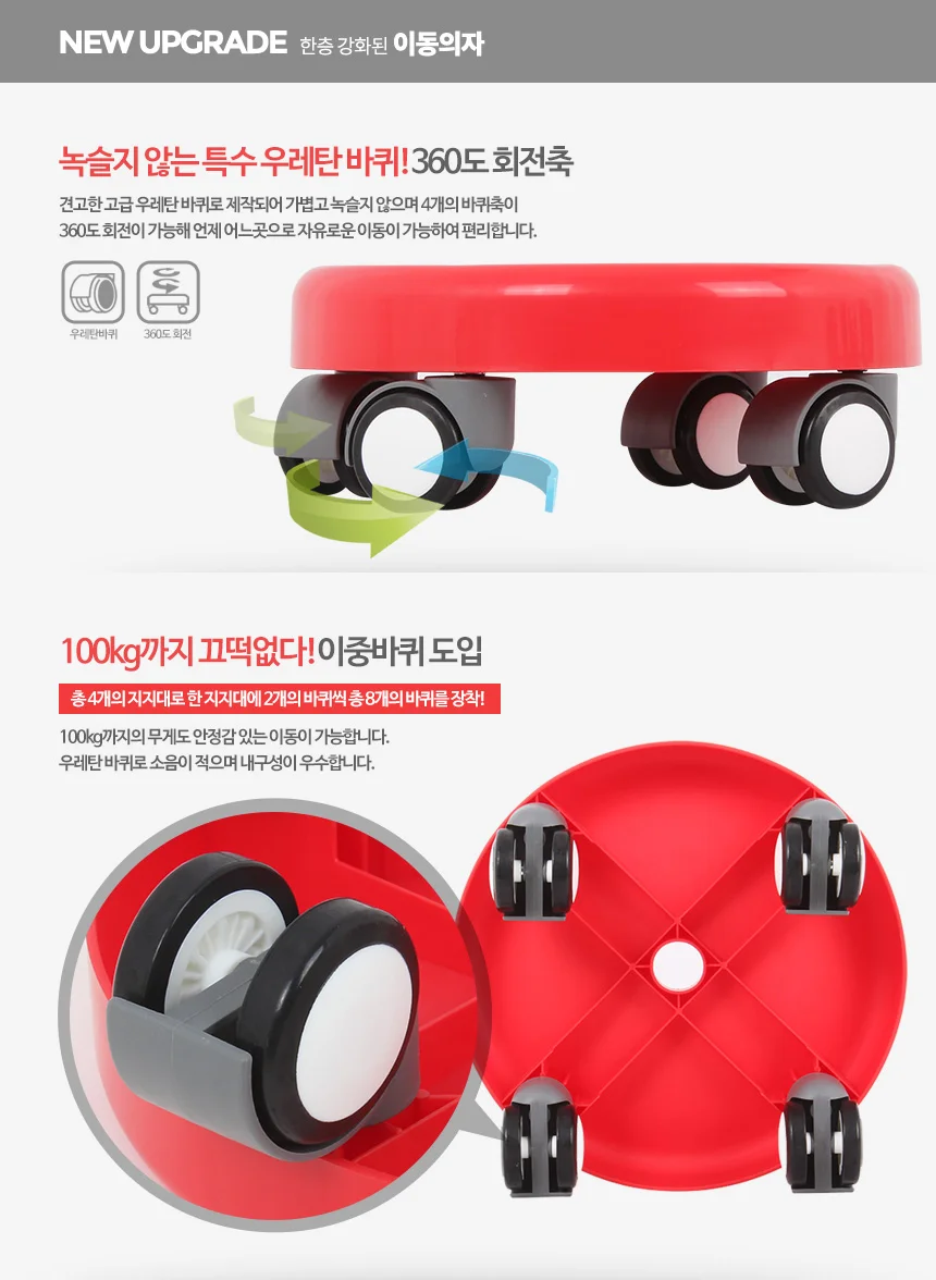 이동의자 앉은뱅이 낮은무빙 바퀴달린 바닥청소 앉는 상세3