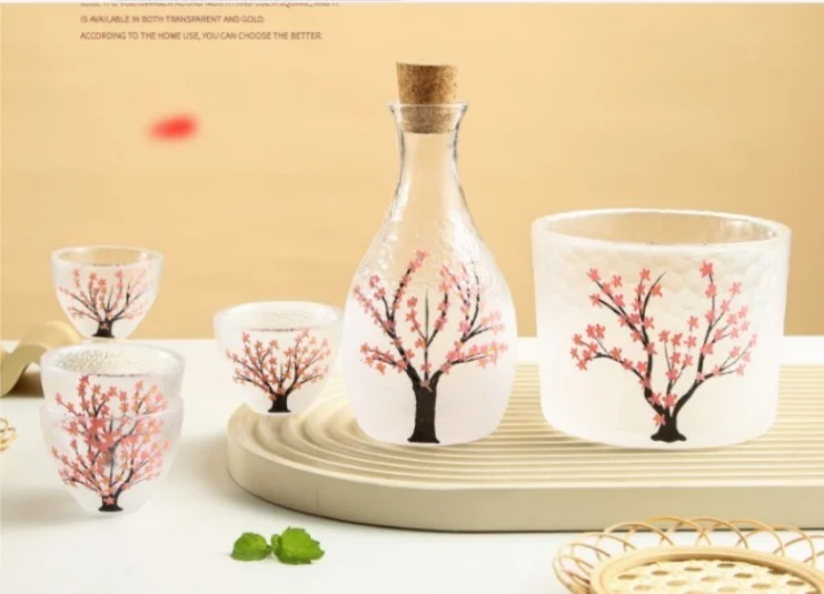 꽃피는 벚꽃잔 소주잔 술잔 사케잔