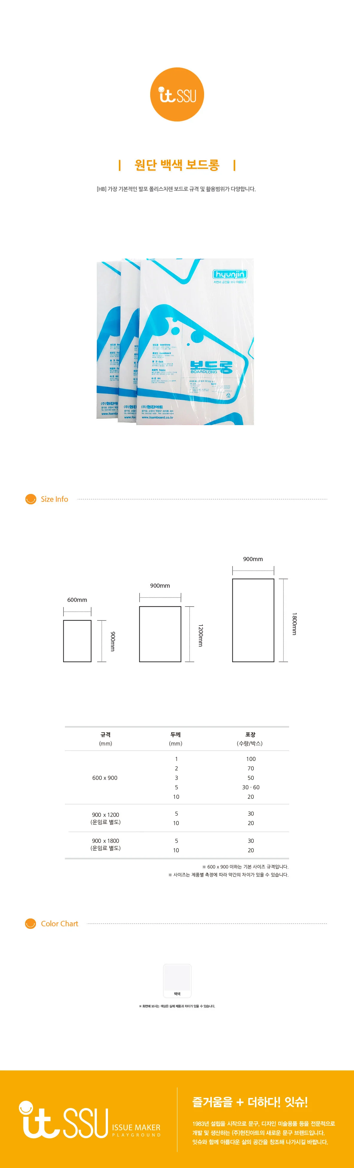 현진 원단우드락 10T 600mmx900mm 5개입 상세2