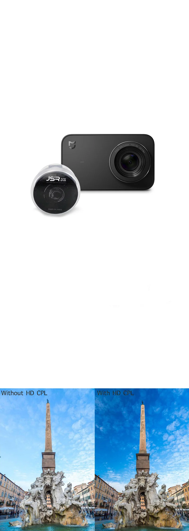 샤오미 미지아 4K 액션캠 호환 CPL 편광 렌즈 필터 37mm 상세4
