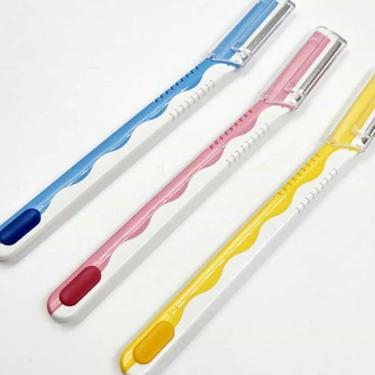 얼굴 솜털 미니 면도기 3p 저자극 잔털 제거기