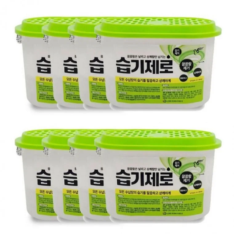피죤 상쾌한 습기 제로 곰팡이 방지 제습제 8개세트