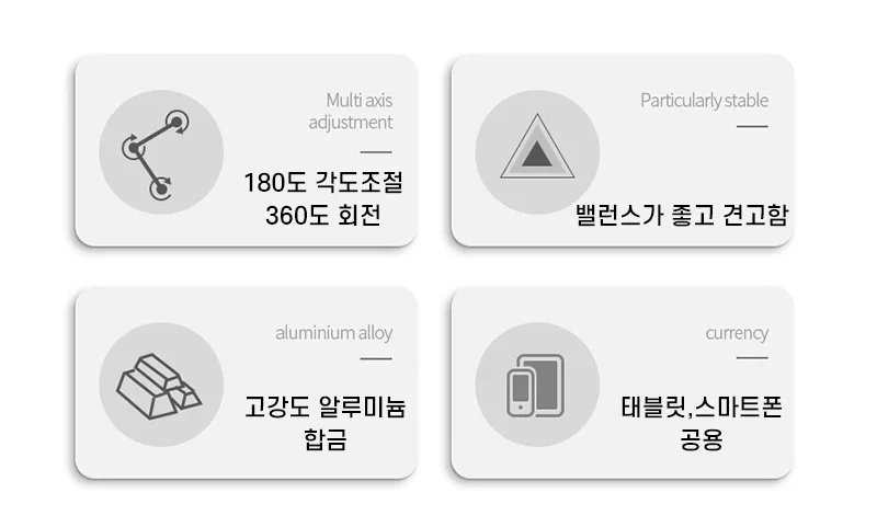 탁상거치대 접이식거치 태블릿스탠드 에드오 탁상 상세3