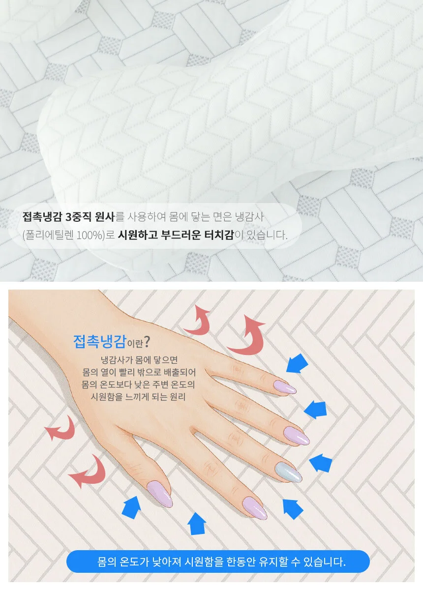 굿럭 냉감 C형 목베개 상세5