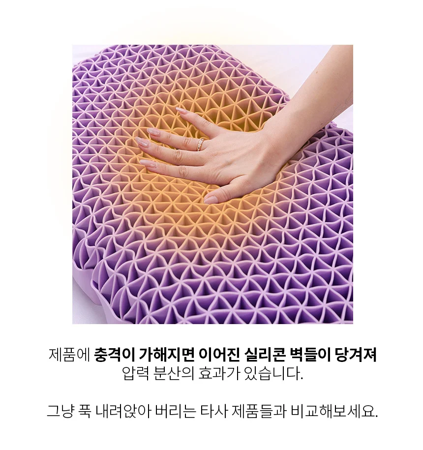 빨아쓰는 커브 경추 목 무중력 실리콘 TPE베개 상세5