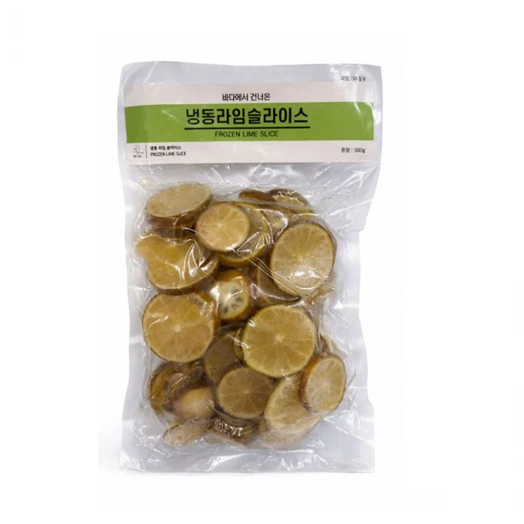 냉동과일 라임 슬라이스 500g