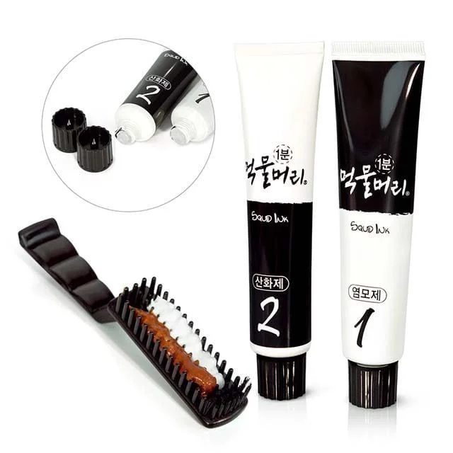 부분염색 커버 셀프 뿌리 흰머리 버블 간편 새치염색약 검정머리 집에서