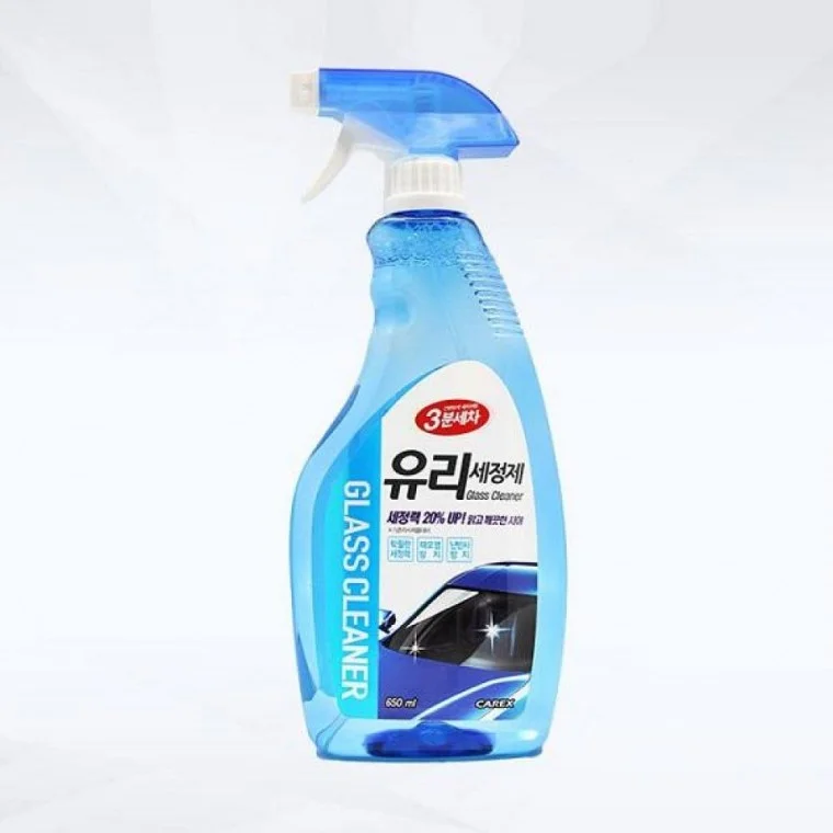 유리세정제 얼룩제거 세차용품 3분세차 자동차 얼룩제거제 3분 650ml
