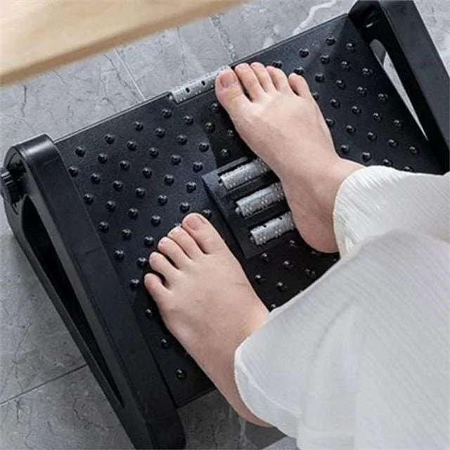 발 받침대 높이 조절 발 받침대 사무실 풋레스트 컴퓨터 직장인 다리 어르신 가정용 휴대용 테이블 자세