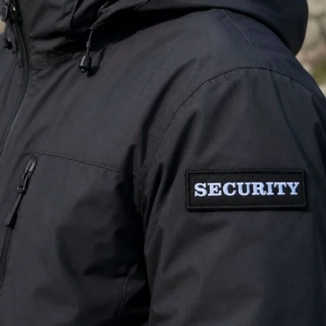 SECURITY 패치 자수 시큐리티 와펜 스태프 가방 택티컬 요원 유니폼 스탭 단체복 경비 보안 와팬