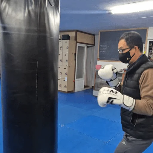 화이트 12온스 연습용 복싱 권투 글러브 상세1