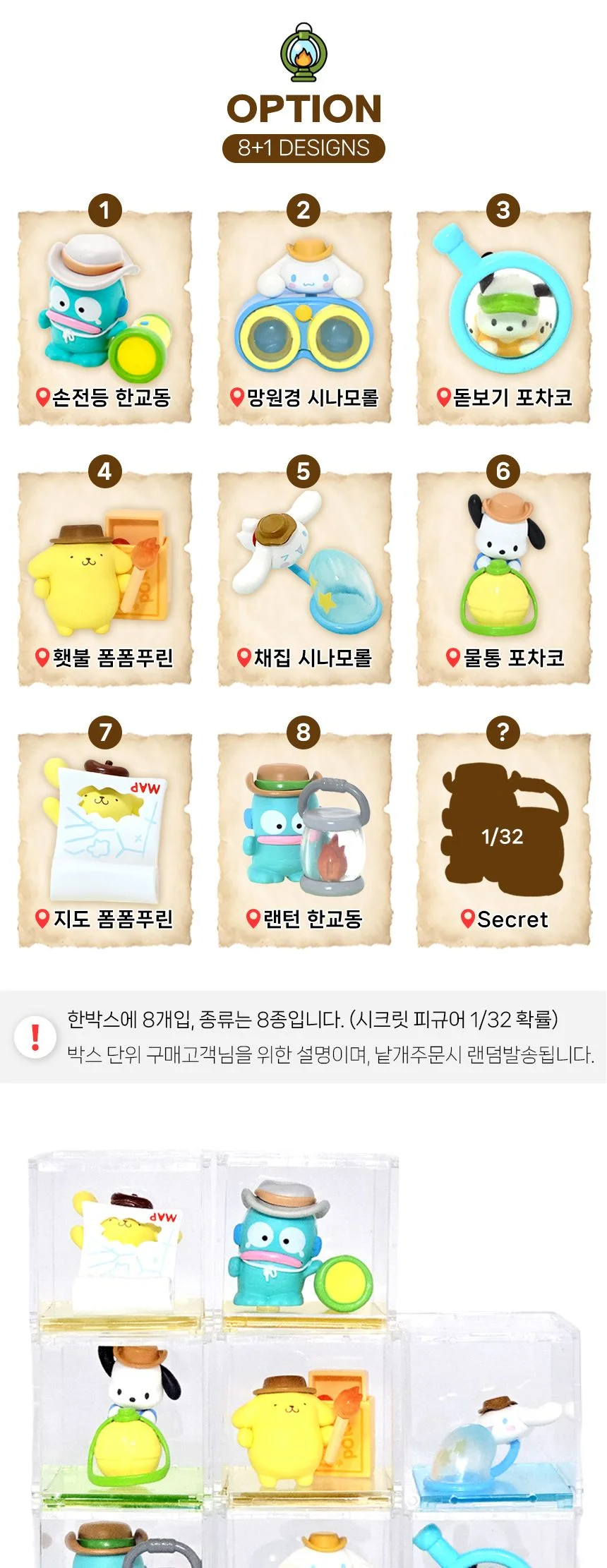 산리오 탐험가 시리즈 피규어 089212 상세2