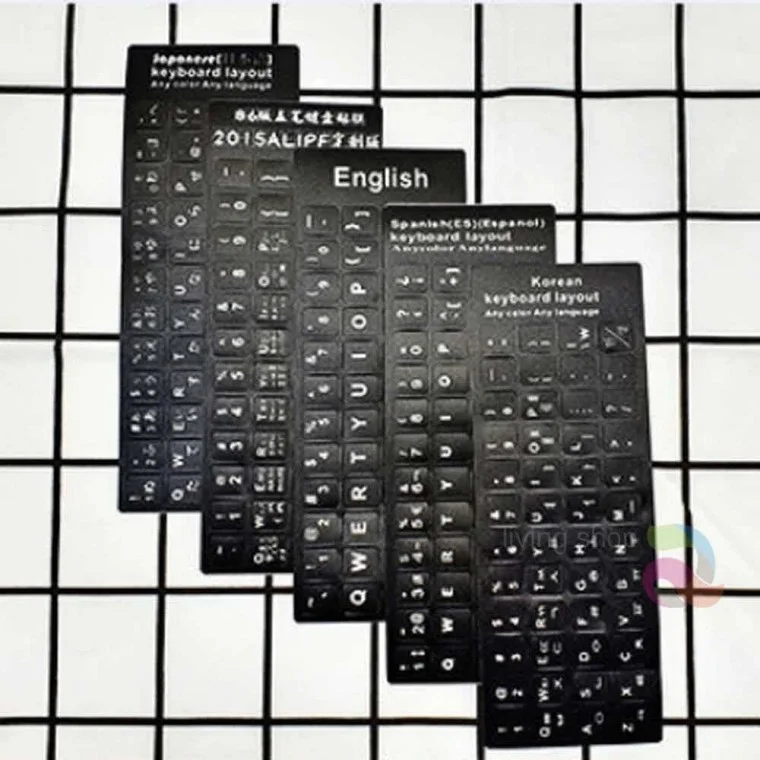 키보드 한국어스티커 한영자판스티커 키보드자판스티커 키보드한글스티커 키보드스티커 한글키보드스티커