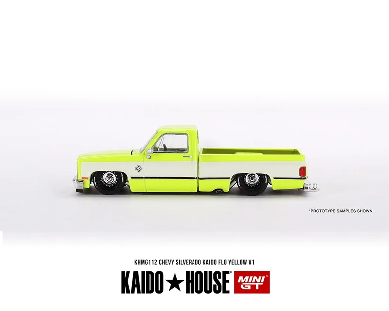 쉐보레 실버라도 카이도 V1 Flo Yellow 1대64 다이캐스트 피규어 모형 프라모델 상세5