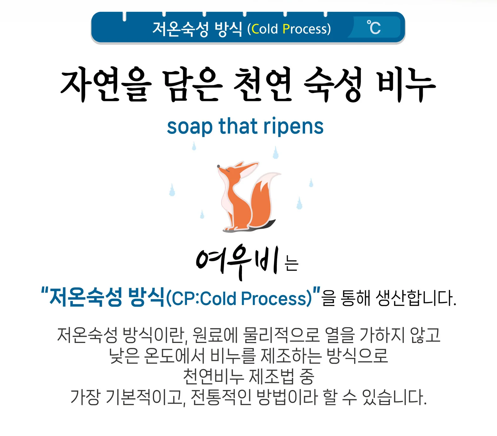 국산 여우비 세수비누 한방 숙성 세안 클렌징 비누 상세3