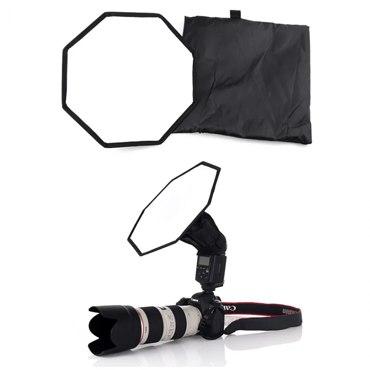 카메라 플래시 소프트박스 30cm LED 라이트 스트로보
