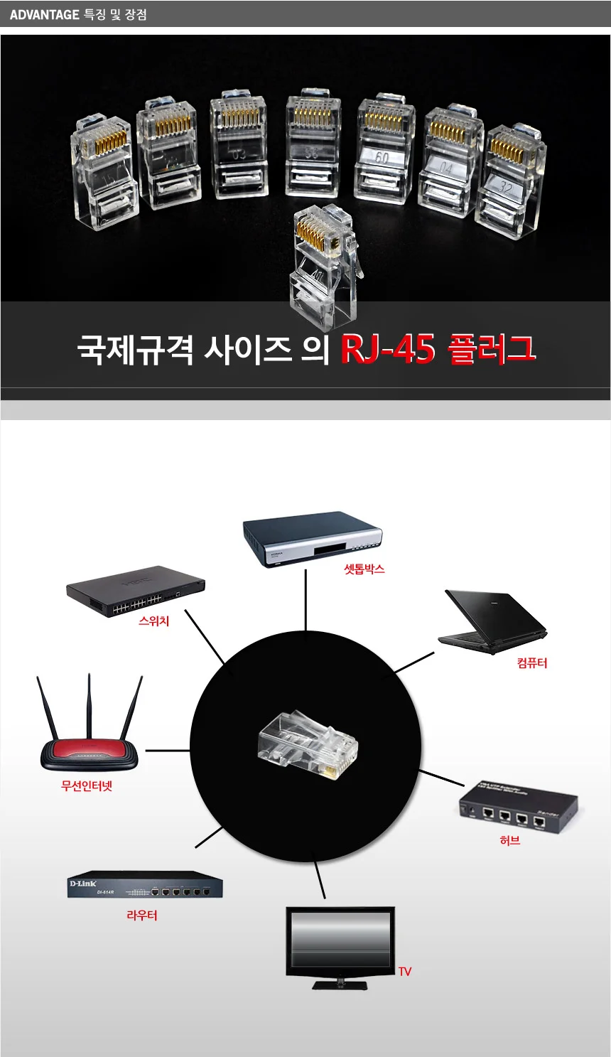 투명 랜플러그 8p 상세2