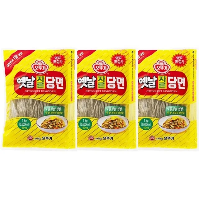 오뚜기 옛날 자른당면 1kg 3개