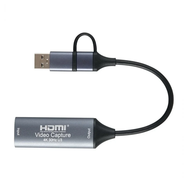 HDMI 비디오 캡쳐 캡쳐보드 4K 30Hz 영상 오디오 캡쳐카드