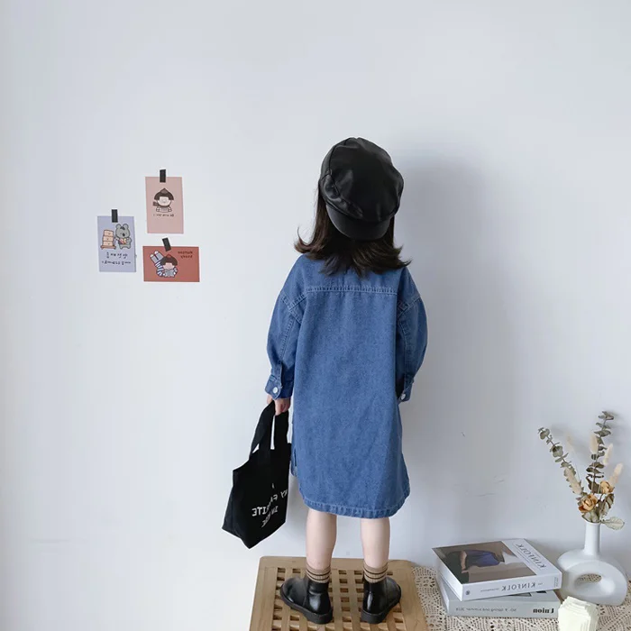 데님 큐트 원피스 청원피스 포켓원피스 상세4