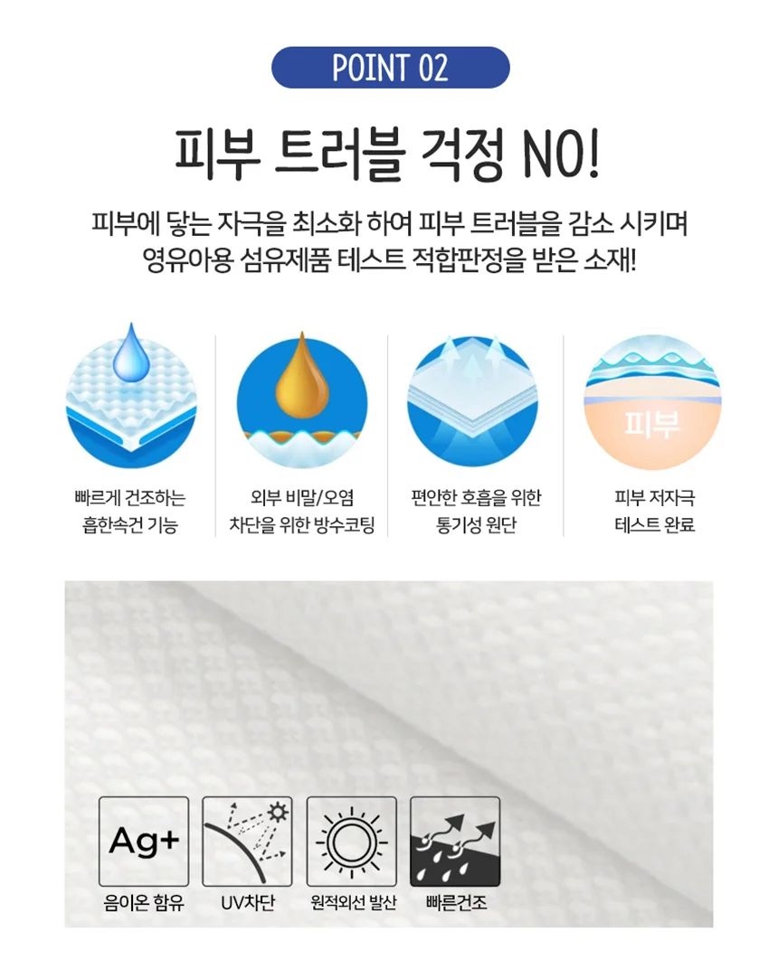 특대형 자외선차단 빨아쓰는 귀안아픈 남녀어린이 상세5