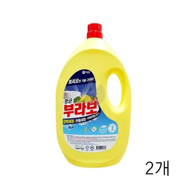 애경 항균 부라보 주방세제 3kg X 2개 대용량 음식점