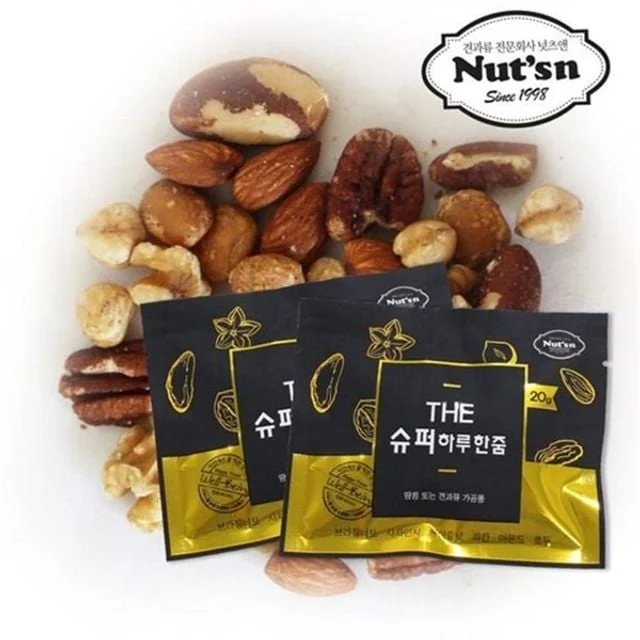 하루견과 모음 슈퍼 구성 프리미엄 혼합 견과류 건강 간편 선물 브라질너트 헤이즐넛 아몬드 소포장 캐슈넛