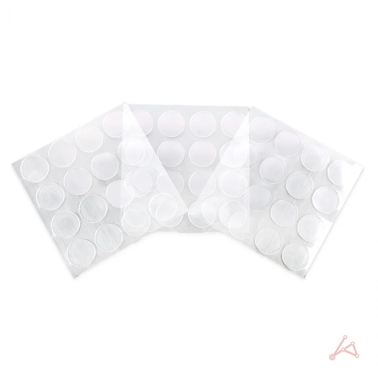 초강력 겔 투명 양면테이프(원형) 15mm 48p