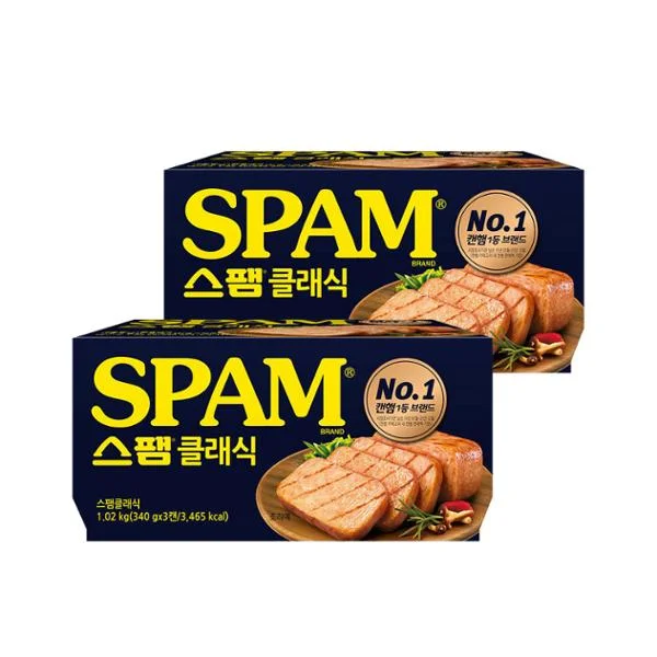 스팸 클래식 340g 3입(노캡형) 2개(총 6개) 상세1