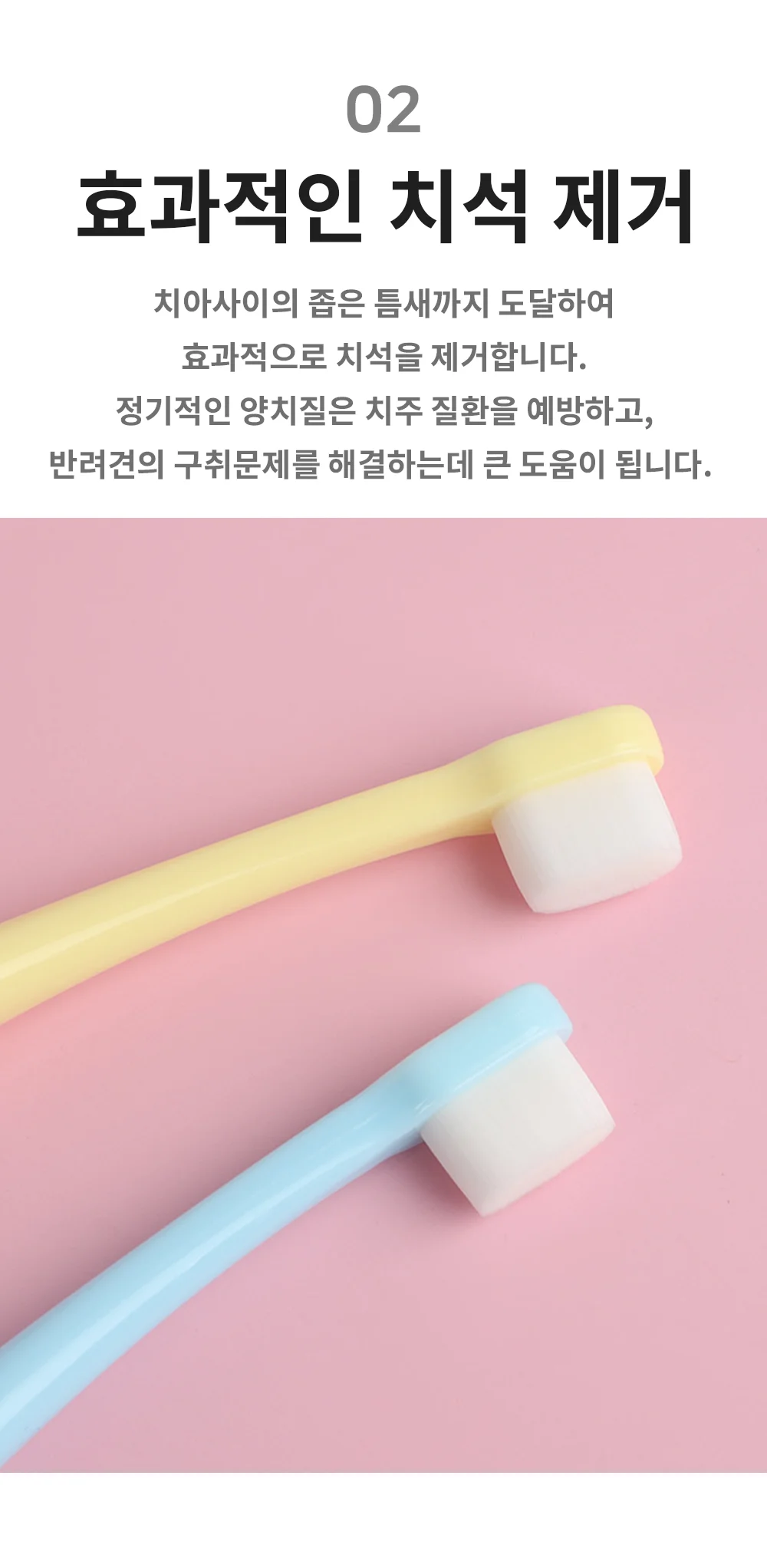 혀니추천 강아지칫솔 강아지부드러운칫솔 상세4