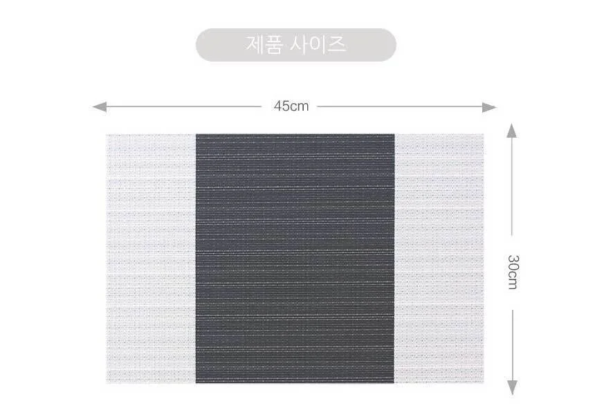 모던 방수 식탁매트/식탁깔개 예쁜 pvc 테이블 매트 상세3
