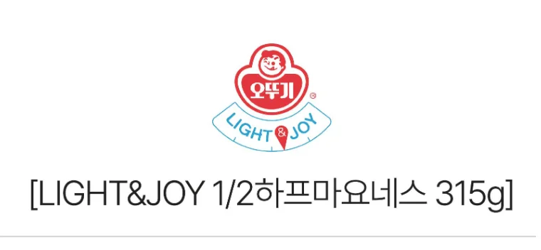 오뚜기 1/2 하프 마요네즈 315g x 2개 저지방 저칼로리 드레싱 상세2