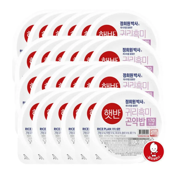 즉석밥 귀리 흑미 곤약밥 150g 24개 상세1