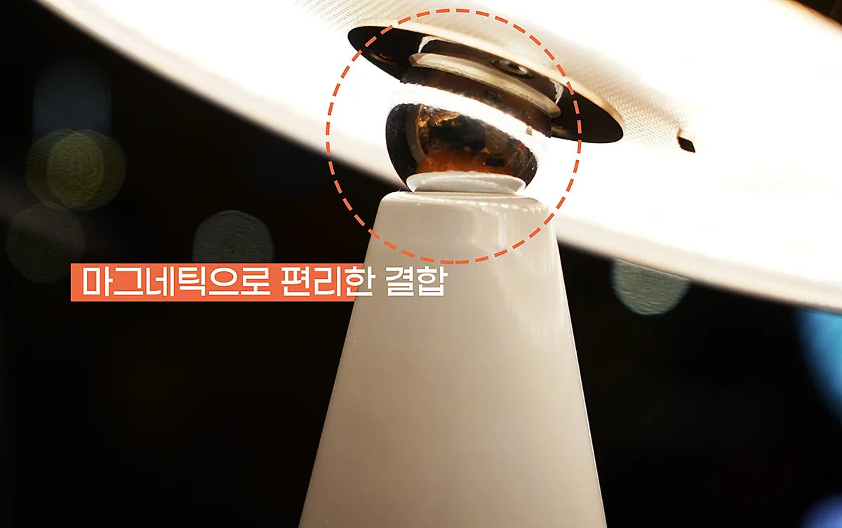 탁상스탠드 화이트 학습용스탠드 독서등 상세4